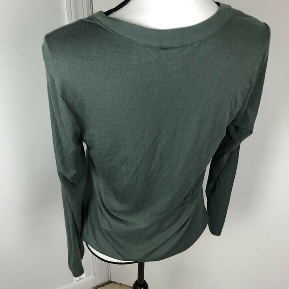 Sears Roebuck and Co Olive‎ Green Top Size Small - Picture 12 of 12